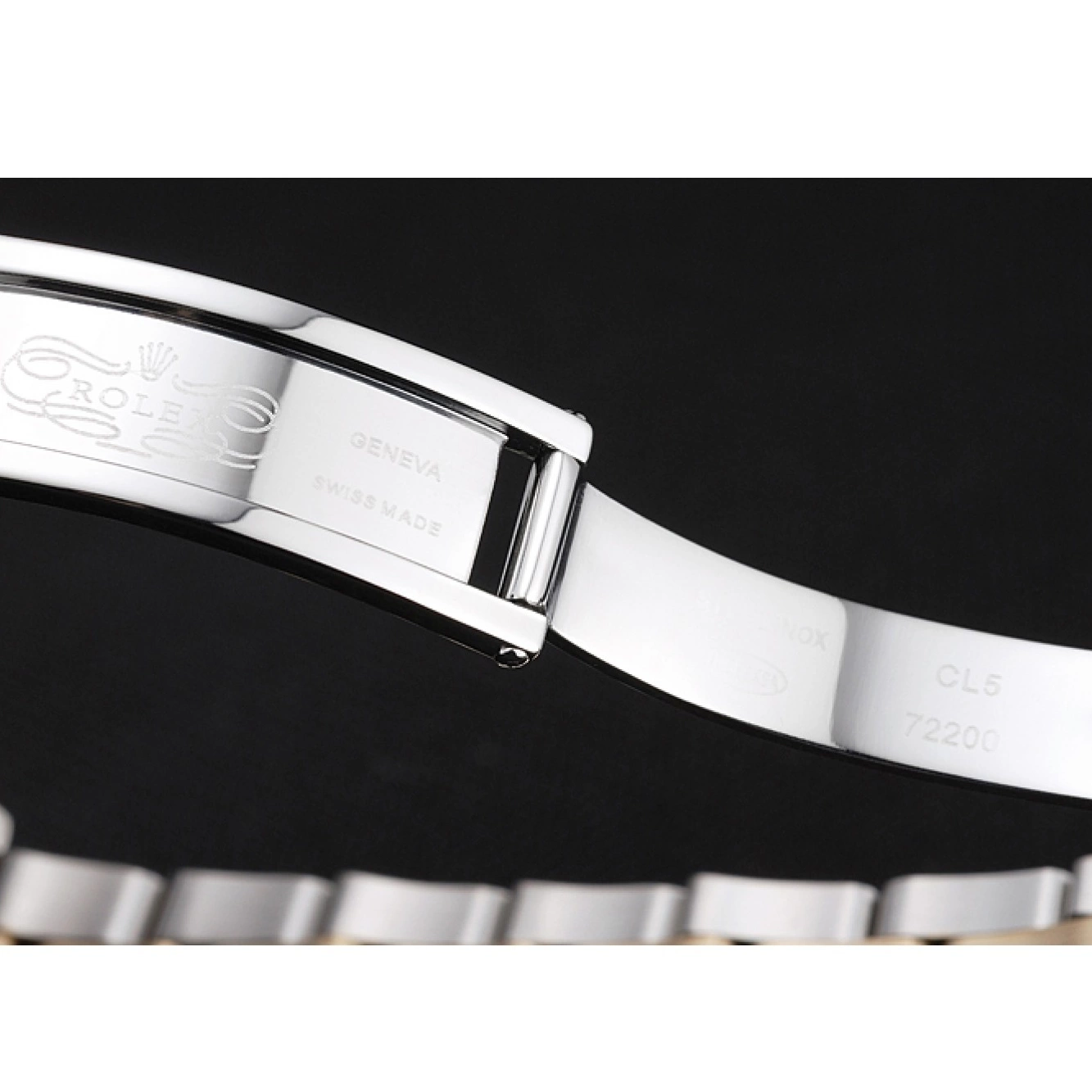 AAA Replica Watches White Gold Yacht-Master Steel Two Dial Tone Stainless Bracelet Bezel Swiss Rolex Case 0608